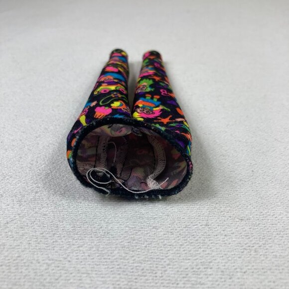 Vintage Barbie Doll Leggings Pants 90s Style Handmade Neon Troll Cartoon Pattern - Picture 4 of 7